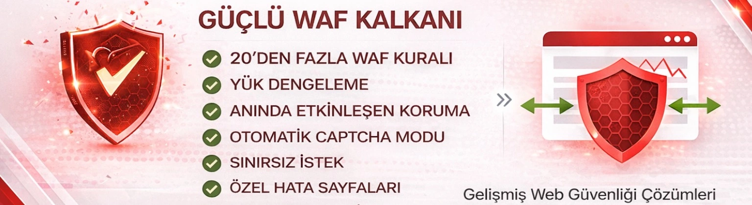 Gelişmiş Layer 7 WAF Firewall ve 1 Tbit/s DDoS Koruma Hizmetleri